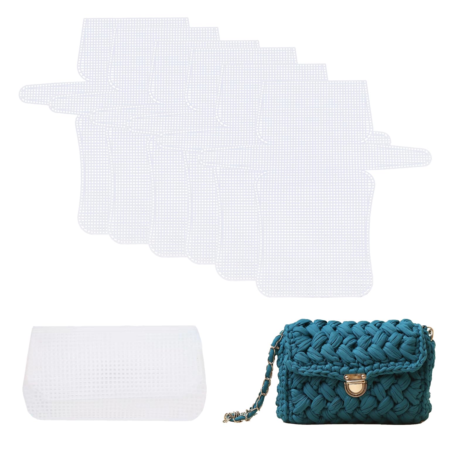 Amazon.com: TTFdacai 6 Pcs DIY Plastic Mesh Canvas Sheets, Blank